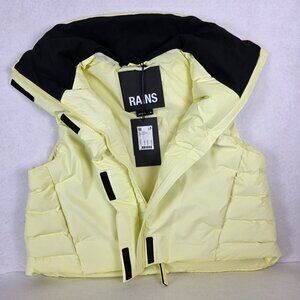 RAINS Vest L Yellow– NWT‎ Women’s Insulated Puffer Vest